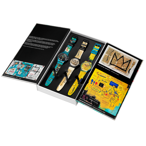 瑞士斯沃琪 X 让·米歇尔·巴斯奎特三联画主题手表,SWATCH ART JOURNEY 2023,￥2,950