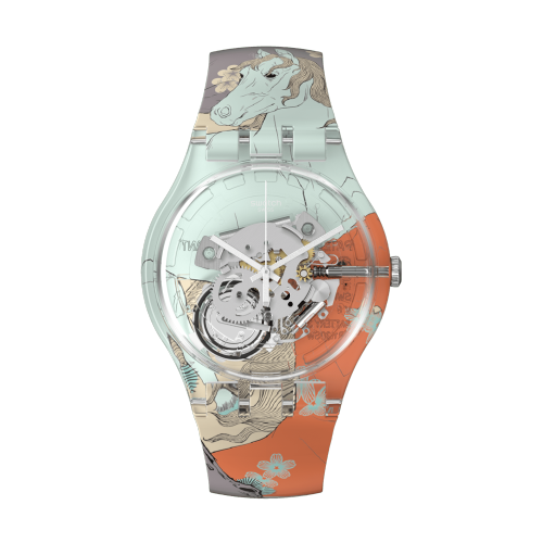 SXY – 午马,SWATCH X YOU CANVAS LUNAR ZODIAC,￥840